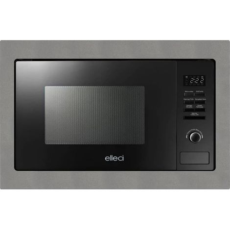 Forno Microonde da incasso elleci Plano MW Granitek 48 Grigio Cemento FGSP28148WS (1/2)