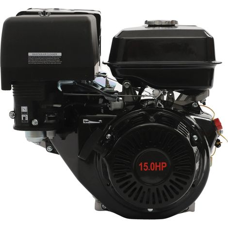 Motore a benzina, 4 tempi OHV, 420 cc, potenza 9700 W, 1 cilindro, colore nero (1/5)