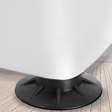 4pcs Amortisseurs de vibrations - Antidérapants Tapis anti chocs - Protection machines - Silicone (1/5)