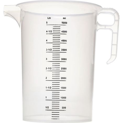 Pichet Mesureur en Polypropylène 5L - Pro-measures (1/4)