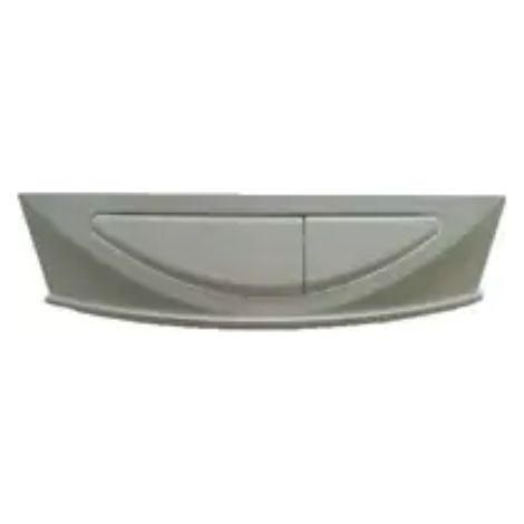 Placca due tasti bianca ricambio coperchio cp010bb errepierre