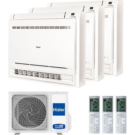 Climatizzatore Haier Trial Console 12000+12000+12000 con 3U70S2SR5FA R-32 A++/A+ 12+12+12