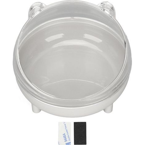 Bol incliné pour chat, mangeoire à bouche oblique pour protéger la colonne vertébrale pour chien, chiot, petits animaux, gris (1/5)