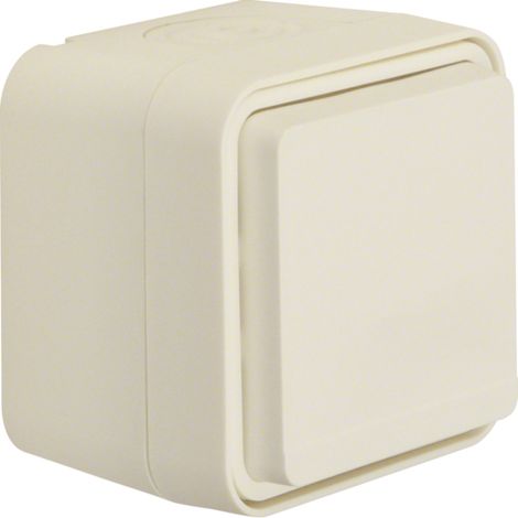 Hager 47403512 toma de corriente Tipo F Blanco