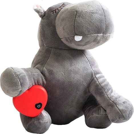 Jouet pour chiot avec battements de cœur, jouet confortable pour l'éducation et le dressage des animaux de compagnie - Peluche apaisante pour le sommeil des petits chiens et chats - Battements de cœur (1/5)
