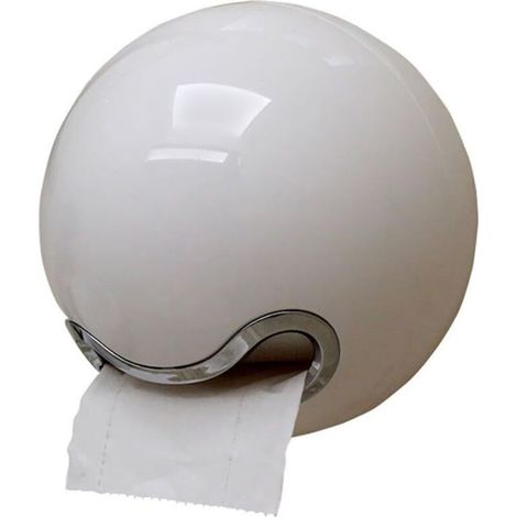 Porte-papier toilette Boîte de papier toilette en plastique Creative Candy Sphérique sans perforation Cadre de serviette étanche Porte-rouleau de papier pour salle de bain, multicolore, 18,5 (D) 18,5 (1/5)