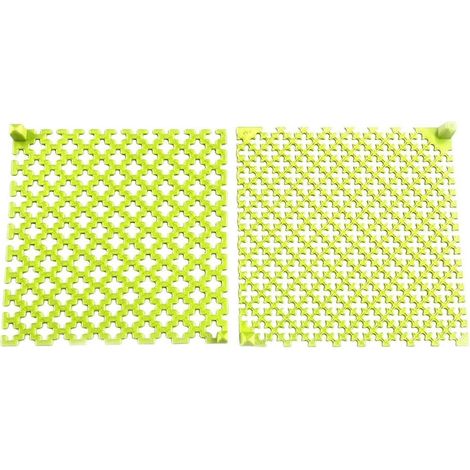 Lot de 2 outils d'alignement pour peinture diamant compatible points ronds et carrés couleurs violet pourpre et vert fluorescent (1/5)