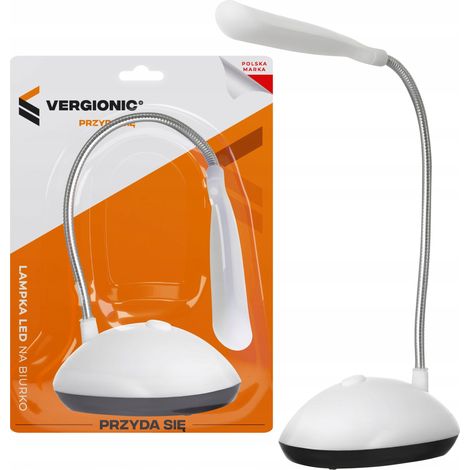 Lámpara de escritorio LED para escuela, de pie, inalámbrica, funciona con pilas, 1W.
