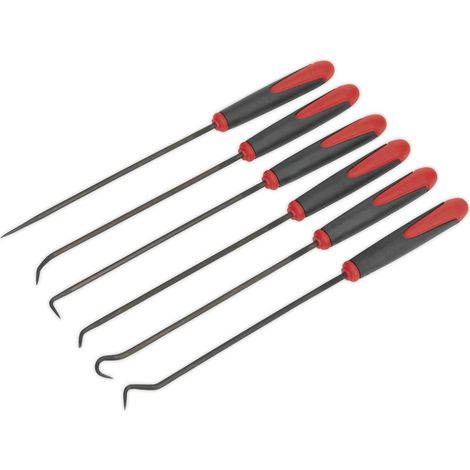 Sealey Extra-Long Pick & Hook Set 6pc AK5215
