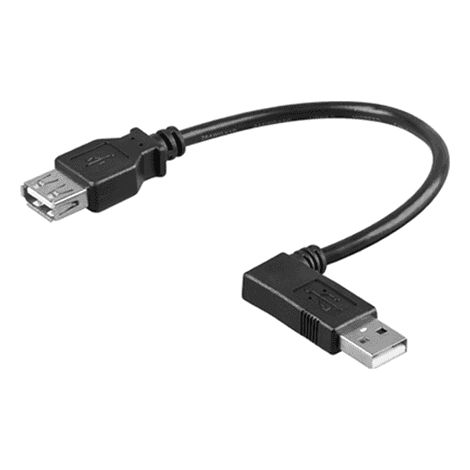 Goobay USB 2.0, 0.15m USB A USB A Macho Macho Negro - Cable USB (0.15m, 0,15 m, USB A, USB A, 2.0, Macho/Macho, Negro) (1/4)