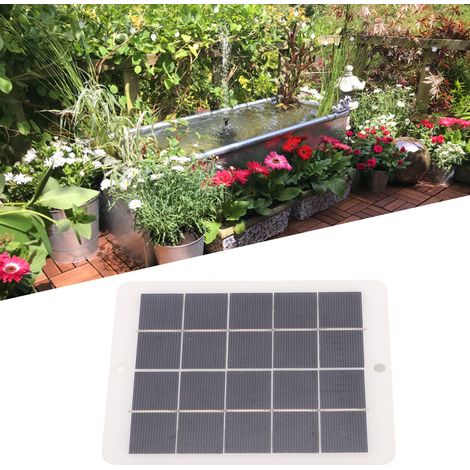 3W 5V DC Solar-Wasserpumpen-Set mit 6 Düsen und USB-Solarpanel für Teiche und Gärten (1/5)