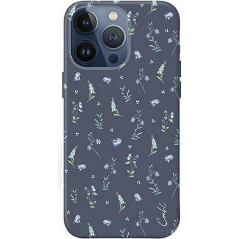 Uniq Coehl Prairie iPhone 15 Pro 6.1 Marineblau/Lavendelblaue Hülle (1/5)