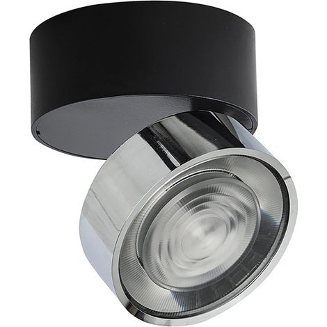 Hole Applique e Plafoniera LED 13W 38° IP20 3000K CRI90 Cromo - Rossini Group, Lampada da Parete in Alluminio pressofuso per Interni (1/5)