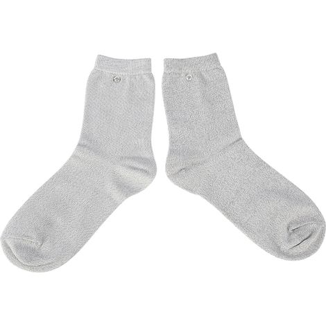 Paar schmerzlindernde Massagesocken mit Elektroden – lange Ausführung für Physiotherapie