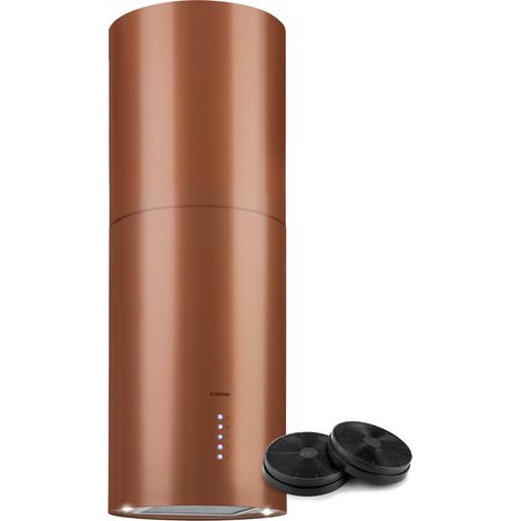 Klarstein – Hotte îlot Ø49,5 cm – Débit d'air 650 m³/h – Extraction et recyclage d'air – Éclairage LED intégré – Filtres à charbon actif (1/5)