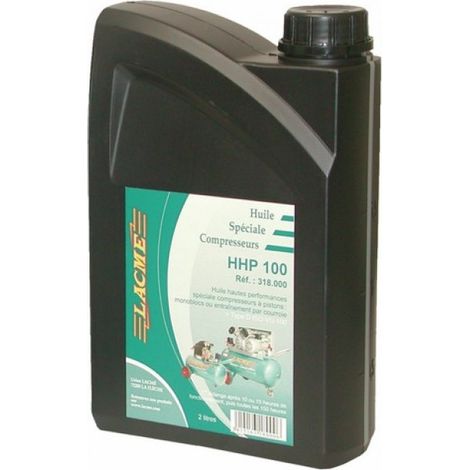 Huile compresseur hhp 100 2 litres LACME