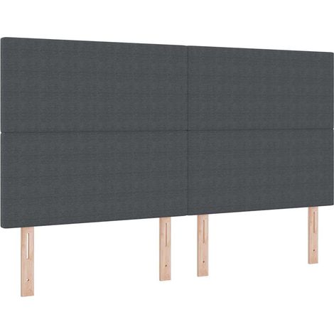 Maison Exclusive - Testiera Grigio scuro 180 cm Tessuto in Cords