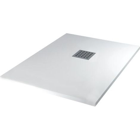 Receveur de douche résine de synthèse Mina blanc 70x90 (1/2)