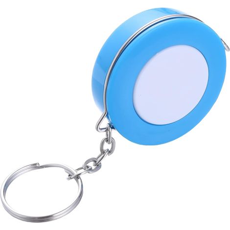 1 mètre ruban souple bleu rétractable pour mesurer le corps, les tissus, la couture, le tricot, les loisirs créatifs et la perte de poids. Mètre ruba (1/5)