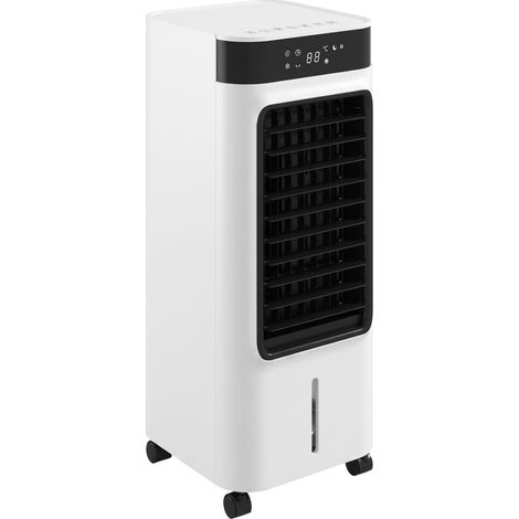Refroidisseur d'Air Portable 3 en 1 Ventilateur Humidificateur 3 Vitesses Réservoir 7L Blanc - PANGIVO (1/5)