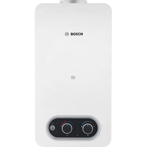 Webmarketpoint – Chauffe-eau gaz instantané LowNOx 10 l/min – Tirage naturel – Triple sécurité – Compact 58 cm – Méthane