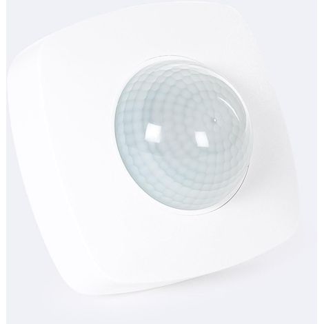 Sensor de Movimiento PIR 360º Largo Alcance 20m IP54   Blanco