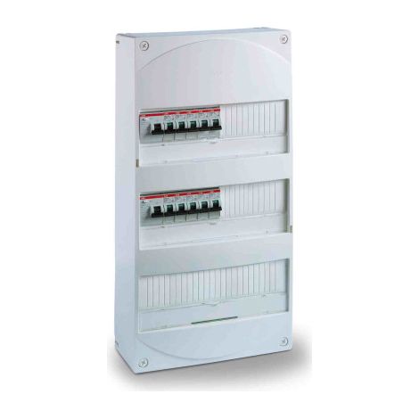 Tableau électrique abb gale'o elec pré-câblé extensible 39 modules