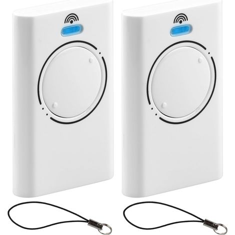 2 x 868MHz 2 Channel Remote Control Compatible with FAAC XT4 868 SLH LR, XT4 868 SLH, XT2 868 SLH LR, XT2 868 SLH - Universal Remote Control for Gate, Garage and Automated Systems (1/5)