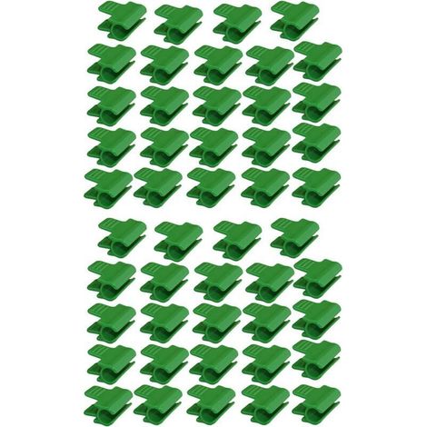 Hose clamps for garden hoses – Pack of 48 pieces made of durable plastic, 16 mm outer diameter, for shelter films