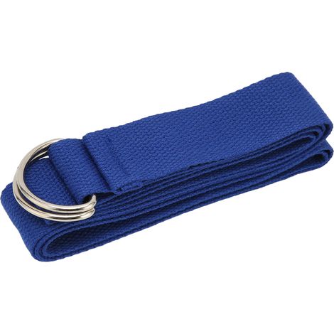 Sangle d'étirement Pilates 180 cm, Bande de Résistance Fitness pour Exercices de Souplesse et Yoga Bleue (1/5)