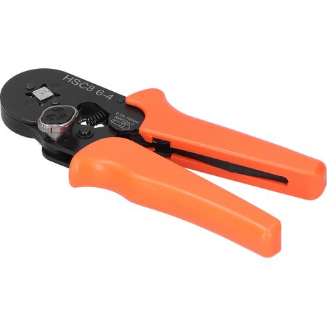 Pince à sertir HSC8 10‑4 0,25‑10 mm² Mini pince à sertir auto-ajustable pour câbles AWG23‑7 (1/5)