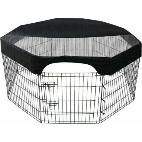 Couverture de parc pour animaux 24 pouces – Tissu oxford imperméable 210D – Maille hexagonale pour protection UV – Installation sans outils (1/5)
