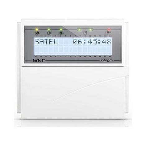 Sicherheitstastatur Satel INT-KLCD-W beleuchtetes LCD 12 V (1/3)