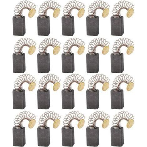20x Balai en charbon, charbon moteur, 5mm x 8mm x 12mm pour outils électriques comme ponceuse d'angle, ponceuse orbitale (1/5)
