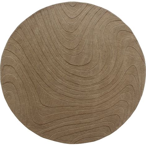 Tappeto taftato rotondo 100% lana D.200cm Talpa 2000g/m² - NOELIA (1/2)