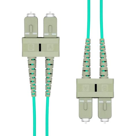 Cavo in fibra ottica duplex MM ProXtend SC-SC UPC OM4, 4 m, FO-AQSCSCOM4D-004