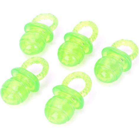 Ensemble de 5 jouets à mâcher interactifs pour chien - Jouet molaire durable et mignon en forme de tétine pour le nettoyage des dents et les moments de jeu (vert) (1/5)