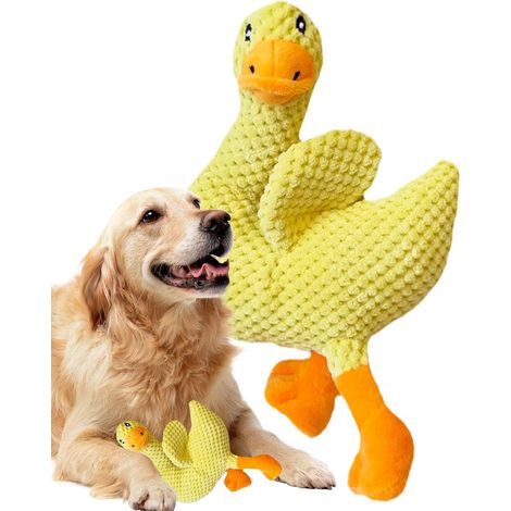à Mâcher pour Chien Canard en Peluche Accessoires pour Animaux pour Chiens Mâchouilleurs Agressifs Convient aux Chiots Petite et Grande Race Maison Intérieur (1/5)