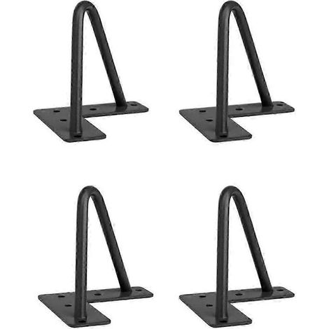 Pieds de meubles en 4 pièces, adaptés à la fabrication de tables et de chaises à faire soi-même, avec vis, longueur 26-27 pouces. (1/5)