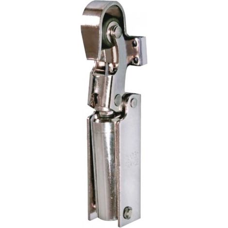 Groom – Amortisseur de fermeture DINALIOB 33 pour porte jusqu'à 80kg – Zingue naturel – Montage avec charnières à ressort simple action (1/2)