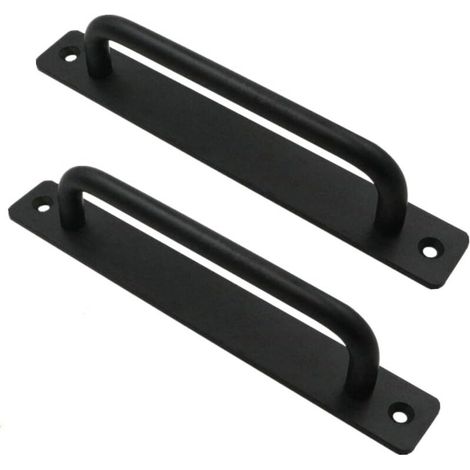 2er-Pack Schiebetürgriffe aus Aluminiumlegierung, Hochleistungsgriffe, Schranktürgriffe, Schubladenknöpfe, Schwarz, 212 cm (1/4)