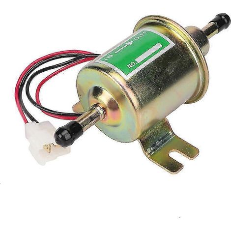 Universelle 24V elektrische Kraftstoffpumpe für Autos und Boote, mit Inline-Filter, für Benzin und Diesel (gold) (1/4)