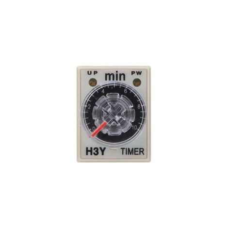 H3Y-2 8-poliges Zeitverzögerungsrelais, hochpräzise Haushaltsgeräte, elektrische Versorgungen, 0–10 Minuten, 24 V DC – Crezuo