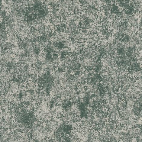 Plaster look wallpaper wall Profhome 389701 non-woven wallpaper smooth with tangible texture and metallic effect green teal cream 5,33 m2
