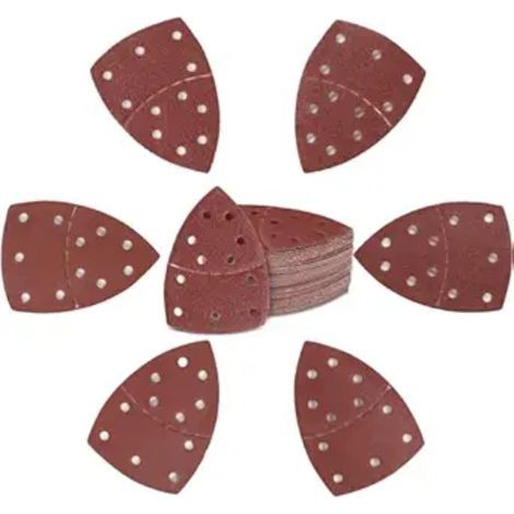 30 sheets of sandpaper, 60 grit, with 11 holes for a sander (1/5)
