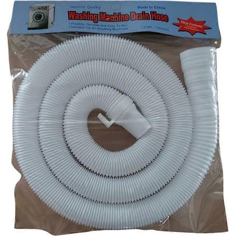 Tuyau de vidange pour lave-linge 1,5 m avec accessoires anti-bourrage de papier ( ) (1/5)