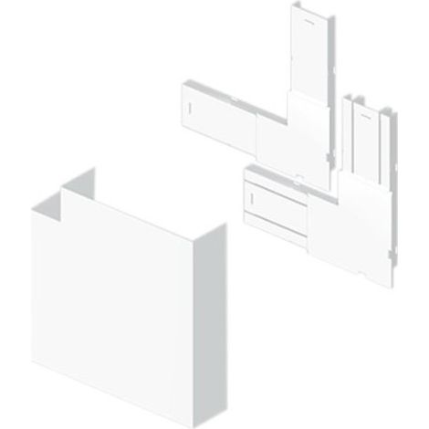 Unex 93224-2 U24X Flat Angle - 50 mm Height X 150 mm Width - White