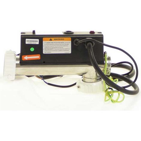 Réchauffeur piscine H30R2 3.0 kW – Volume max 1285L – Résistance Incoloy pour chauffe rapide – Câble pressostat inclus (1/5)
