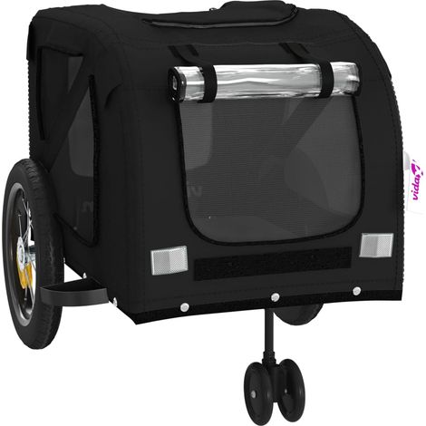 Rimorchio/carrello per animali domestici nero 020044215
