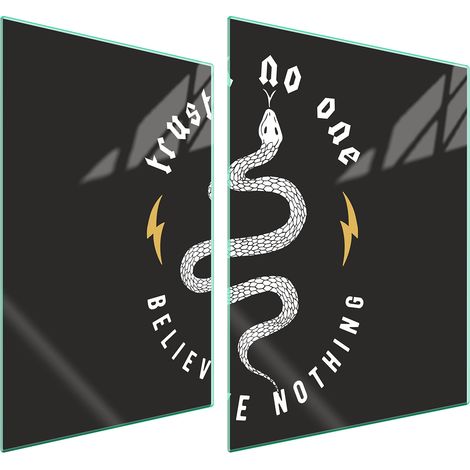 GLASSCHUTZPLATTE FÜR HERD 70x52 SCHWARZ (1/5)